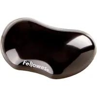 Fellowes Håndledsstøtte Crystals Gel Flex, sort