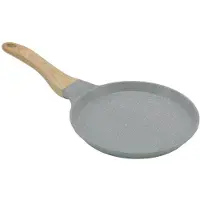 Cosy Homes Nonstick Stekpanna Grön Aluminiumlegering Blank Frukoststekpanna med Ergonomiskt Handtag för 20cm/7.9in