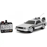 Jada Back to the Future RC Time Machine radiostyrd bil 1:16