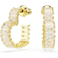 Swarovski Örhängen 'Matrix' guld / pärlvit