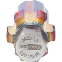 Ks Tools 150.2546 150.2546 Gängtappskärare metrisk M22 x 1.5 Specialverktygsstål 1 st