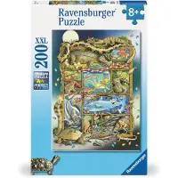 Ravensburger Pussel Fish And Reptile Menagerie 200 XXL bitar,