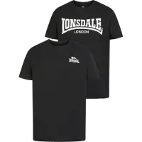 Lonsdale Piddinghoe T-shirt Med Korta ärmar 2 Enheter