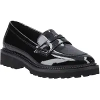 Hush puppies Grazia Flickors Svarta Mockasiner I Läder
