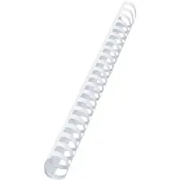 GBC CombBind - 45 mm - 21 ringar - A4 (210 x 297 mm) - 390 ark - vit - 50 stk plastbindningskam - för P/N: 2101435, IB271106, IB271717