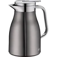 Alfi Skyline, 0,65 l, Grå, Krom, Plast, Polypropylen (PP), Silikon, Härdat glas, Termoplastisk elastomer (TPE), 12 h, 24 h, 4 cm