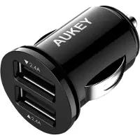 Aukey CC-S1 - Strömadapter för bil - 24 Watt - 4.8 A - AiPower - 2 utdatakontakter (USB)