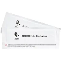 Zebra - Skrivarrengöringskort (paket om 2) - för Zebra ZC100, ZC300