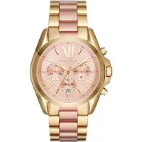 Michael Kors Klocka - - MK6359 - Tvåfärgat stål - Rosa urtavla - Analog kvarts