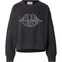 Pepe Jeans Svart Bomulls Sweatshirt för Kvinnor