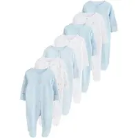 Next Pyjamas camel / blå / vit