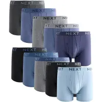 Next Boxershorts ljusblå / blåmelerad / gråmelerad / svart
