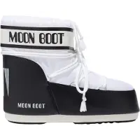 Moon Boot för kvinnor. 80D1409340 Icon Low Nylon Stövlar vit (42/44), Karta, Ingen, Casual, Snö
