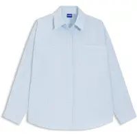 HUGO Edafnena10274325 Blue Blus Med Lång ärm
