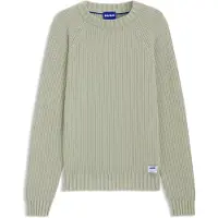 HUGO Relaxed-fit cotton sweater with raglan sleeves