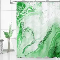 Shower curtain Home Decor 9 färger lyx blå marmor duschdraperi Modern Ombre Tyg Duk Akvarell Duschdraperier för badrumsinredning 150x180cm