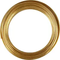 You do it Aluminiumtråd - Guld - 3 mm - Mjuk - 29 m gyllene