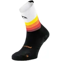 Lurbel Tiwar Five Valencia Marathon Black White Socks, Size S