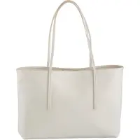 Calvin Klein Coated Emblem Logo Tote Bag With Pouch