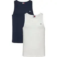 Tommy Hilfiger Tommy Jeans 2 Pack Tommy Flag Extra Slim Tank Tops