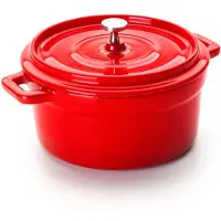 Jamon Gryta - IBILI - Mini rund gryta - 13 x 8 cm - Gjutjärn - Kompatibel med induktion