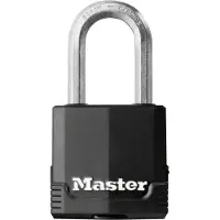 Masterlock 79956 Hänglås 49 mm Lika låsning Svart