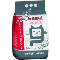 CELPAP Halkbana för katt Bazyl Ag+ White 5 l