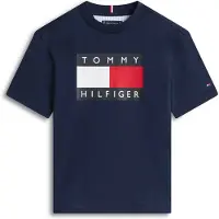 Tommy Hilfiger T-shirt 'Heritage' marinblå / röd / svart / vit