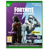 Xbox Series X/s Fortnite Lote De Fuego Oscuro Y Hielo