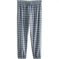 Next Pyjamasbyxa 'Motion Flex' duvblå / ljusgrå / svart