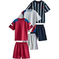 Next Pyjamas blå / marinblå / grå / röd / vit