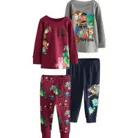 Next Pyjamas marinblå / grå / grön / vinröd