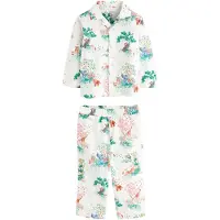 Next Pyjamas 'Great Ormond Street' kräm / blå / smaragd / röd