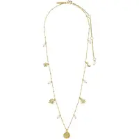 Pilgrim Halsband 'Mylan' guld / pärlvit