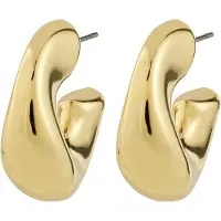 Pilgrim Jennings Half-Hoop Earrings Guld-Plated