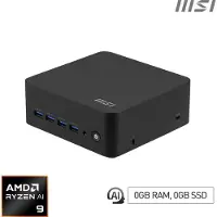 MSI Cubi Z AI 8M 004BEU - Barebone - mini-PC 1 x Ryzen 9 8945HS / upp till 5.2 GHz - RAM 0 GB - Radeon 780M - Gigabit Ethernet, 2.5 Gigabit Ethernet, IEEE 802.11ax (Wi-Fi 6E), Bluetooth 5.3