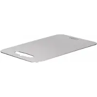 Lixada Metallskärbräda för Kök Utomhuscamping Rostfritt Stål/Ti Livsmedelskvalitet Lätt att Rengöra Stainless Steel