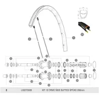 Mavic Ksyrium Elite Disc/disc Ust 2017 Ekrar 12 Enheter