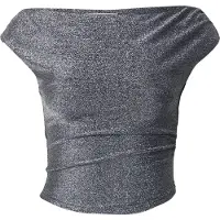About You T-shirt 'Nova' svart / silver