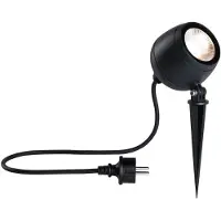 Paulmann Kikolo, Punktbelysning, Svart, Gjuten aluminium, Plast, Omgivningsbelysning, Skuggbelysning, Trädbelysning, Wall lighting, II, IP65