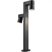 Paulmann 94824 Kimu LED-stolparmatur LED (RGB) 8 W, antracit