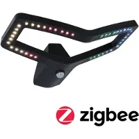 Paulmann Smart vägglampa med sensor Alara, RGBW antracit IP44 Alara, Svart, Metall, Modern, Smarta hem vägglampa utomhus