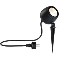 Paulmann Kikolo, Punktbelysning, Svart, Gjuten aluminium, Plast, Omgivningsbelysning, Skuggbelysning, Trädbelysning, Wall lighting, II, IP65