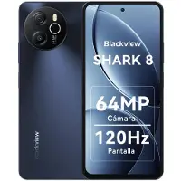 Blackview Renoverad SHARK 8 Smartphone Android13 G99 Mobiltelefon 6,78'' 120Hz 2.4K Skärm 16GB 256GB 64MP Mobiltelefon 8+256 grå