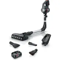 Bosch Unlimited 7 BBS712A - Dammsugare - skaft/handhållen (2-i-1) - utan påse - sladdlös - antracit - 2 batterier, laddare medföljer