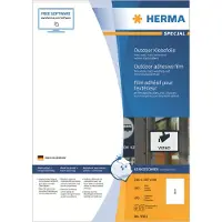 Herma Självhäftande Film För Utomhusbruk 9501 50 Ark Klistermärke 210x297 Mm 50 Enheter