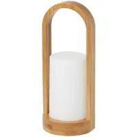 Duni LED-lampa, Bamboo, vit - (4 st.)