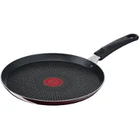 Tefal Resist Intense D52210, Rund, Crepe-panna, Svart, Röd, Titan, 175 ° C, Aluminium