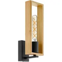 Eglo LITTLETON vägglampa E27 svart/EG FSC