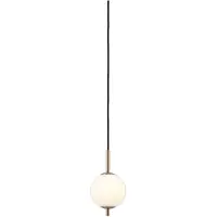 UMAGE Design pendellampa Audrey, dimbar, Mässing / guld, Vardagsrum / matsal, Metall, Design, Pendellampa